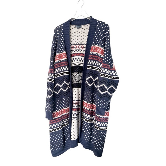 MODCLOTH Weather or Not Fair Aisle open front cardigan - Picture 2 of 5